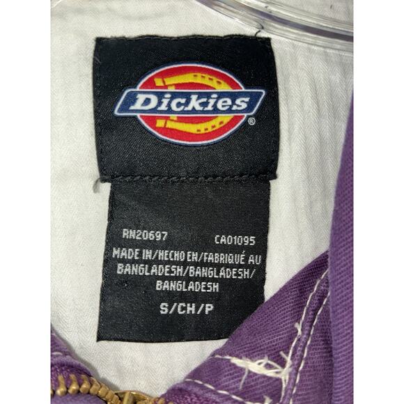 Dickies Mens Jacket Purple Size Small Great Condition White Stitching Pockets - Picture 4 of 10